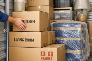 So vermeiden Sie Stress beim Umzug: Tipps für sichere und platzsparende Einlagerung