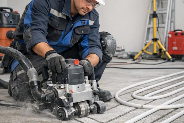 So gelingt das präzise Fräsen der Fußbodenheizung – Schritt für Schritt mit innoHEAT